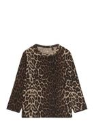 Tnstpenny L_S Tee Tops T-shirts Long-sleeved T-shirts Brown The New