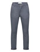 Plain Chino Trousers Bottoms Trousers Blue Mango