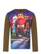 Lwtaffy 613 - T-Shirt L/S Tops T-shirts Long-sleeved T-shirts Brown LE...