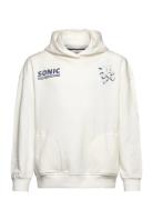 Sonic Hoodie Tops Sweat-shirts & Hoodies Hoodies White Mango