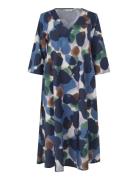 Manorelle Polvipituinen Mekko Navy Masai