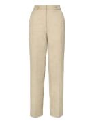Melora Barrel Leg Pants Bottoms Trousers Straight Leg Beige Malina