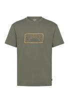 Arch Frame Ss Tops T-shirts Short-sleeved Green Billabong