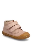 Booties - Flat - With Velcro Bootsit Nauhalliset Saapikkaat Pink ANGUL...
