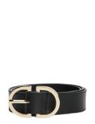 Th Feminine Oval 2.5 Vyö Black Tommy Hilfiger