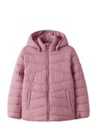 Nkfmarble Jacket Pb Toppatakki Pink Name It