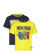 Lwtaffy 619 - 2Pack T-Shirt Ss Tops T-shirts Short-sleeved Multi/patte...
