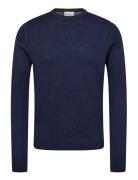 Bs Jupiter Regular Fit Knitwear Tops Knitwear Round Necks Navy Bruun &...