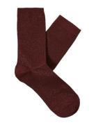 Slfkim Sock Lingerie Socks Regular Socks Burgundy Selected