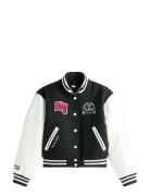 Tjw Wool Varsity Jacket Villakangastakki Black Tommy Jeans