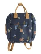 Backack Mini Aop Accessories Bags Backpacks Blue Lindex