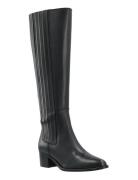 Biacarol Chelsea Knee High Boot Smooth Leather Korkeavartiset Saapikka...