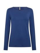 Sc-Marica Tops T-shirts & Tops Long-sleeved Blue Soyaconcept