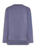 Gincentiw Crewneck Tops Knitwear Jumpers Purple InWear