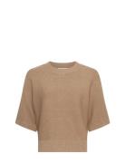 Mschthamira 2/4 Pullover Tops Knitwear Jumpers Brown MSCH Copenhagen