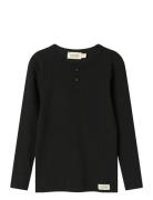 Tee Ls Tops T-shirts Long-sleeved T-shirts Black MarMar Copenhagen