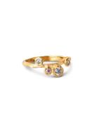 Rose Ring Sormus Korut Gold Enamel Copenhagen