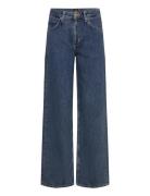 Rider Loose Bottoms Jeans Wide Blue Lee Jeans