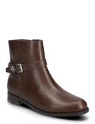 Brooke Ii Calfskin Bootie Shoes Boots Ankle Boots Ankle Boots Flat Hee...