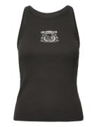 Gr Essential Racer Tank Wester Tops T-shirts & Tops Sleeveless Black L...