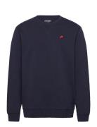Sign Off Crew Tops Sweat-shirts & Hoodies Sweat-shirts Navy Wrangler