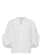 Nuaiko Shirt Tops Shirts Long-sleeved White Nümph