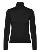 Alice Long Sleeve Tops Knitwear Turtleneck Black Makia