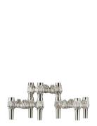 Quist Candle Holder - Brushed Chrome Home Decoration Candlesticks & La...