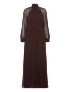 Dante6-Rita Bohemian Maxi Dress Maksimekko Juhlamekko Brown Dante6
