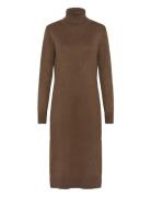 Milasz Roll Neck Long Dress Polvipituinen Mekko Brown Saint Tropez