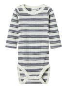 Nbmwang Wool Needle Ls Body Noos Bodies Long-sleeved Grey Name It