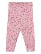 Legging Printed Bottoms Leggings Pink Petit Piao