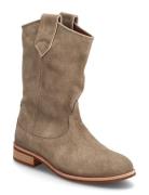 Claudia Shoes Boots Ankle Boots Ankle Boots Flat Heel Beige Anonymous ...