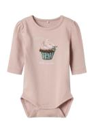 Nbfnucake Ls Body Box Bodies Long-sleeved Pink Name It