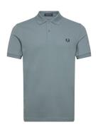 The Fred Perry Shirt Tops Polos Short-sleeved Grey Fred Perry
