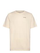 Regenerative Organic Cotton Back Pr Tops T-shirts Short-sleeved Cream ...