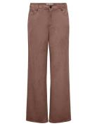Onlisi Life Mw Str Faux Suede Pant Zlo Bottoms Trousers Straight Leg B...