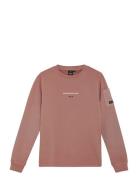 T-Shirt Longsleeve Backprint Tops T-shirts Long-sleeved T-shirts Orang...