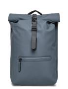 Rolltop Rucksack W3 Reppu Laukku Blue Rains