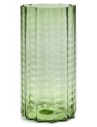 Vase N°3 Green Transparent Waves Home Decoration Vases Big Vases Green...