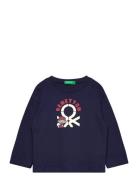 T-Shirt L/S Tops T-shirts Long-sleeved T-shirts Navy United Colors Of ...