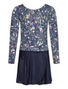 Hmljr Mix Gymsuit L/S Dresses & Skirts Dresses Casual Dresses Long-sle...