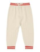 Baby Zigzag Pants Bottoms Sweatpants Cream FUB