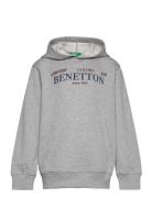 Sweater W/Hood Tops Sweat-shirts & Hoodies Hoodies Grey United Colors ...