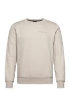 Bowman Logo Sweater Tops Sweat-shirts & Hoodies Sweat-shirts Cream Sai...