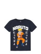 Nkmmacar Naruto Ss Top Noos Sky Tops T-shirts Short-sleeved Navy Name ...