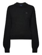 Slogerynna_B Tops Knitwear Jumpers Black HUGO BLUE
