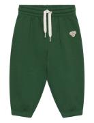 Hmlmini Loose Pants Bee Bottoms Sweatpants Green Hummel