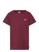 Te-S/S Tee Tops T-shirts Short-sleeved Burgundy Levi's