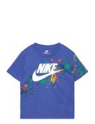 Te-S/S Tee Tops T-shirts Short-sleeved Blue Nike